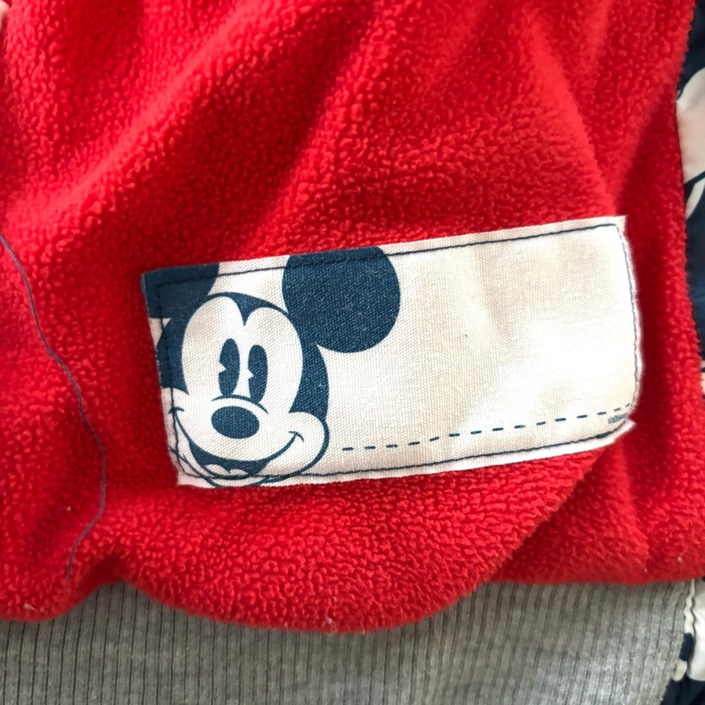 Disney Mickey Mouse Puffer Jacket Navy White sees SZ 3T NWOT - Picture 13 of 15